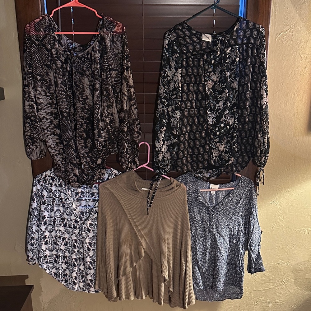 Floral and Patterned Women's Tops Collection